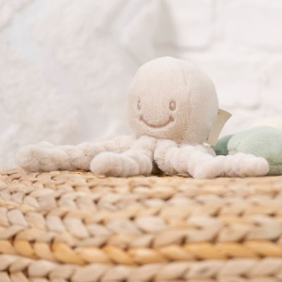 Nattou Nabelschnurtierchen Oktopus – Kuscheltier mit weichen Tentakeln ab Geburt